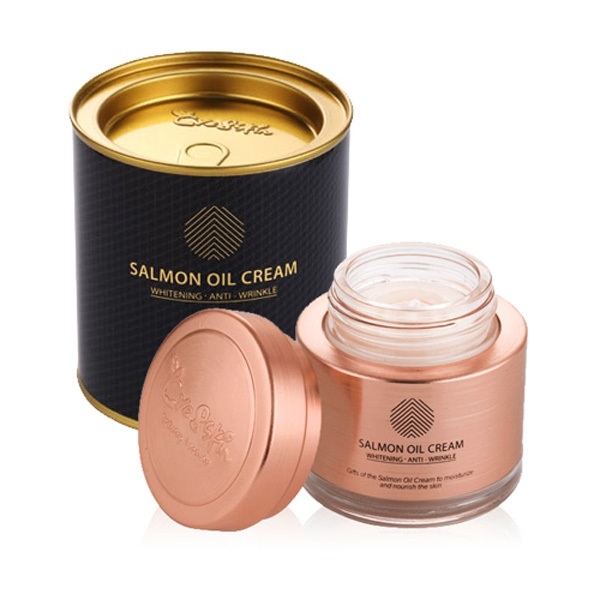 Nhận biết kem cá hồi Salmon Oil Cream hàng thật và hàng fake